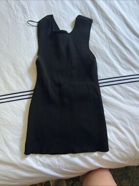 Zara Black Ribbed black tank